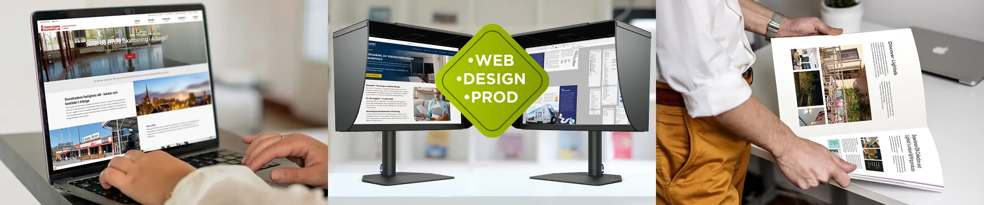 Web, design och produktion - Produktionsbyrå Göteborg